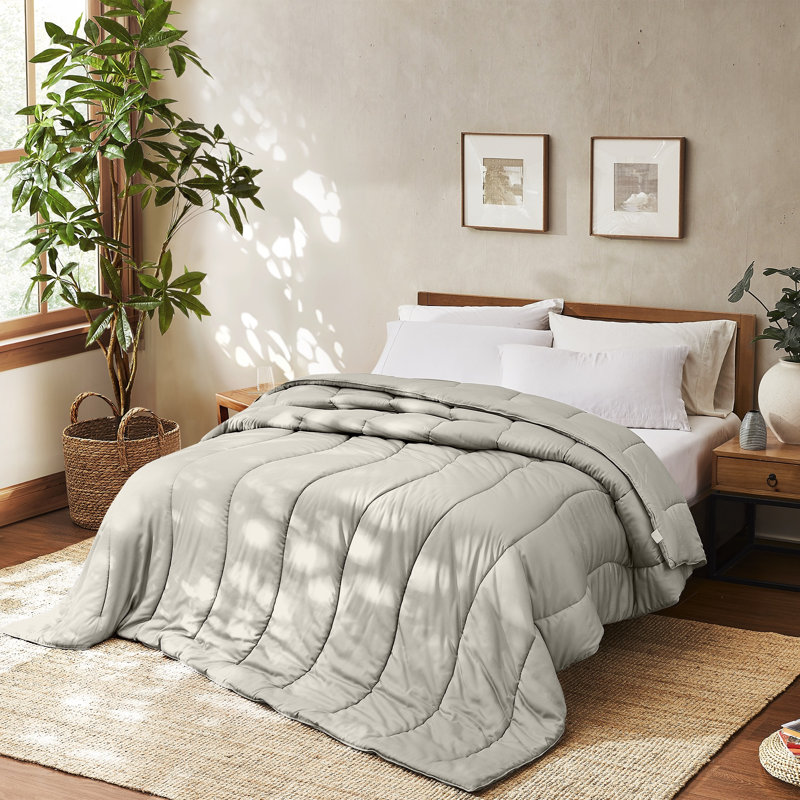 Modern Threads TENCEL Lyocell Luxury Ultra Soft Down Alternative Comforter, Queen Comforter, Taupe