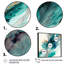 «Celebrations In Turquoise Shades Of Blue V», reproduction sur toile-95268053-95268055