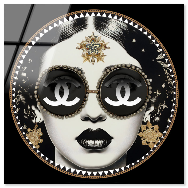 Elegant Florentina Canvas Fashion Print by Oliver Gal, 20"H x 20"W, High-Gloss Acrylic Print