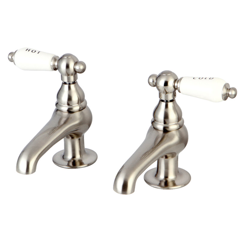 Centerset Bathroom Faucet, Brushed Nickel