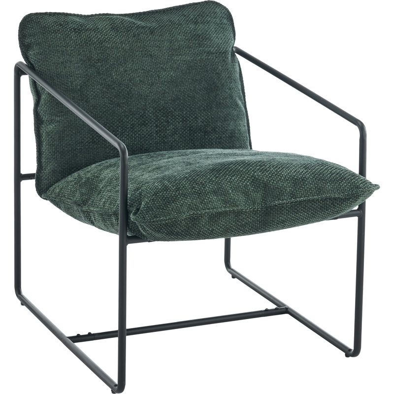 Matko Upholstered Armchair, Green