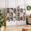 Organisateur de rangement 9 cubes avec tiroirs, bibliothèque haute avec rangement-167808612