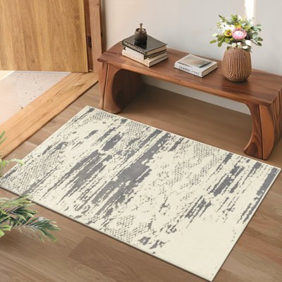 Tapis lavable à la machine avec envers antidérapant