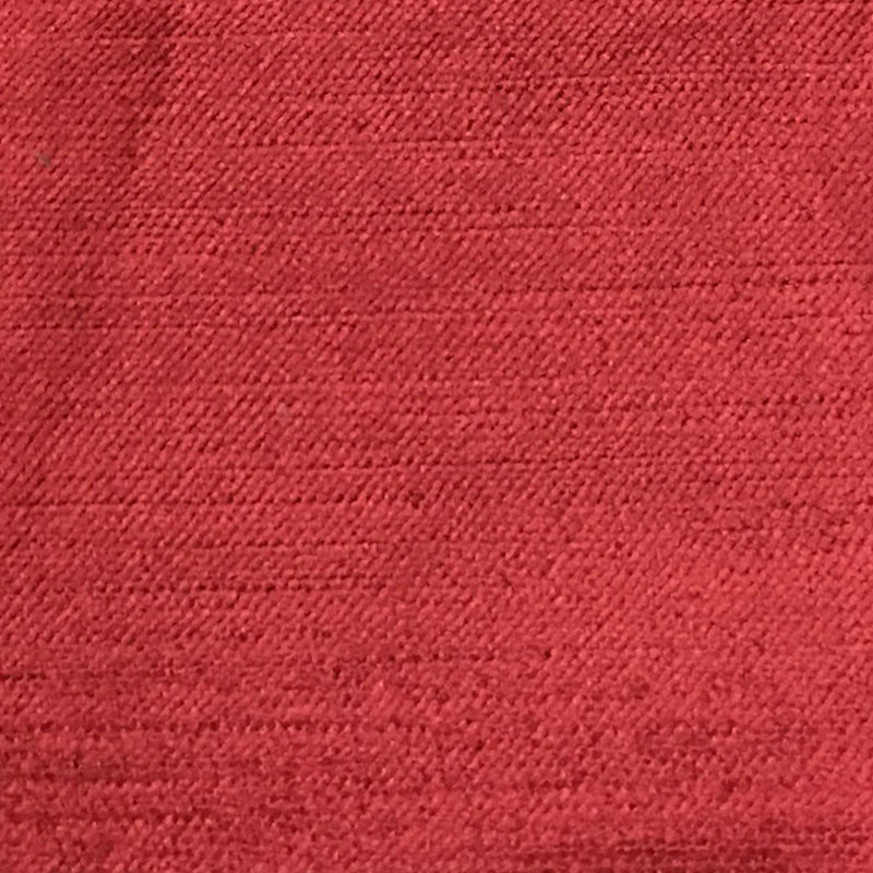 Majestic-Queen Shany Cotton Plain Velvet Fabric, Chinese Red