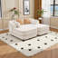 Canapé Fluffy Teddy Canapé modulaire modulaire avec double chaises | Pas de nuage assemblé | Conception symétrique-670637305