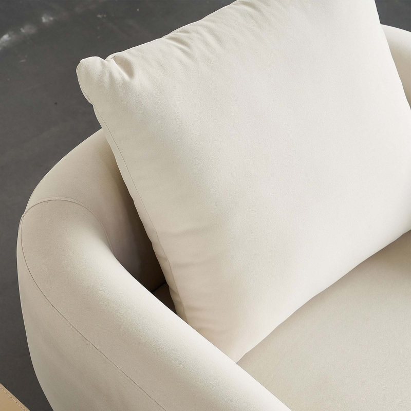 Chaise d'appoint avec accoudoirs l 35,83 po