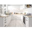 Oven base cabinet in white