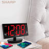Sharp Digital LED Alarm Clock with Tilt and Swivel Display | Wayfair