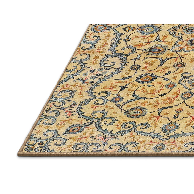 Tapis brun/gris traditionnel, Rectangle 5 pi x 7 pi