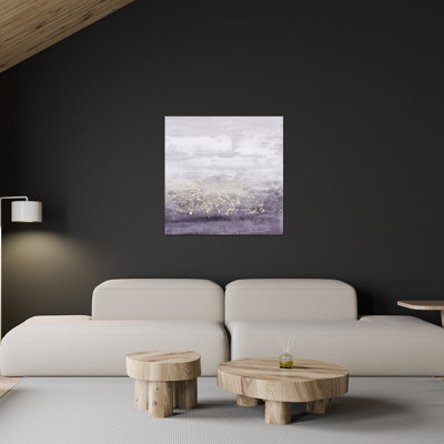 «Amethyst Glitter I» par Jennifer Goldberger - impression sans cadre