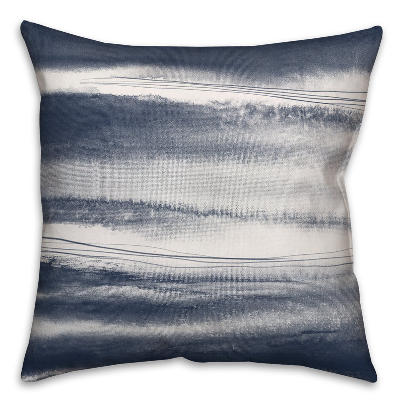  Housse et insert de coussin extérieur Waves, Bleu
