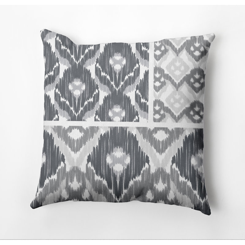 Housse et insert de coussin extérieur d'extérieur, H 16 po x l 16 po, Gris
