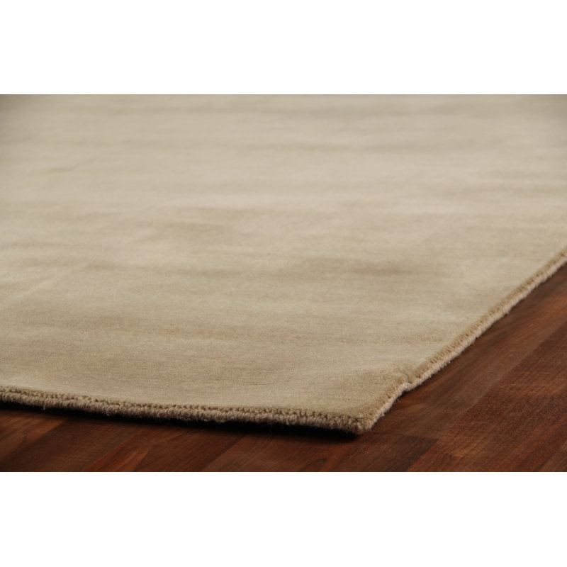 Hand Loomed Area Rug in Light Blue