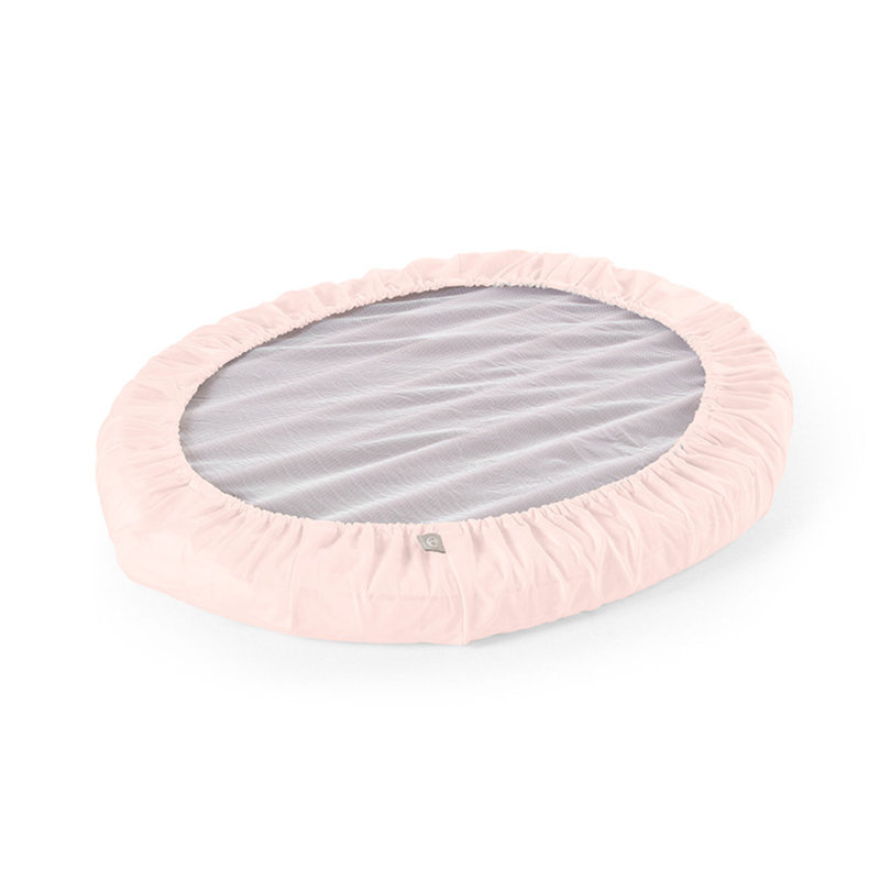Stokke Sleepi Mini Fitted Crib Sheet, Peachy Pink