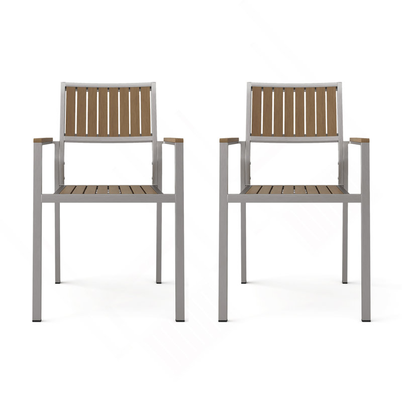 Chaises en bois de corail Cape avec ensemble repas (ensemble de 2)