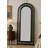 French-Style Vintage Agate Wicker Reclining Full-Length Mirror