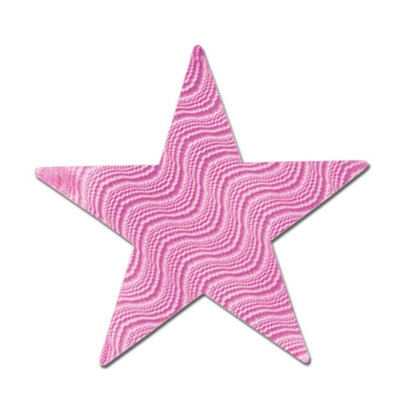 Embossed Foil Star Cutout