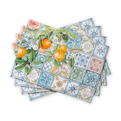 Agrume Floral Rectangle Placemat