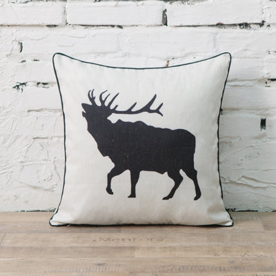Animal Elk Print Throw Pillow