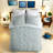 Premium Cotton Jacquard Bedding Sets, Aqua Style Comforter For Home