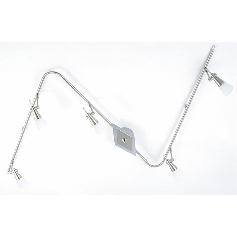 Witten Glass Spotlight, 5 Light
