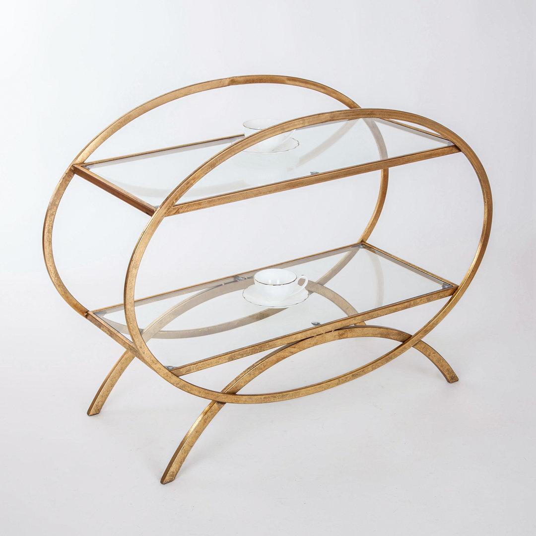 Crelake 76cm 2 shelf Shelving Unit