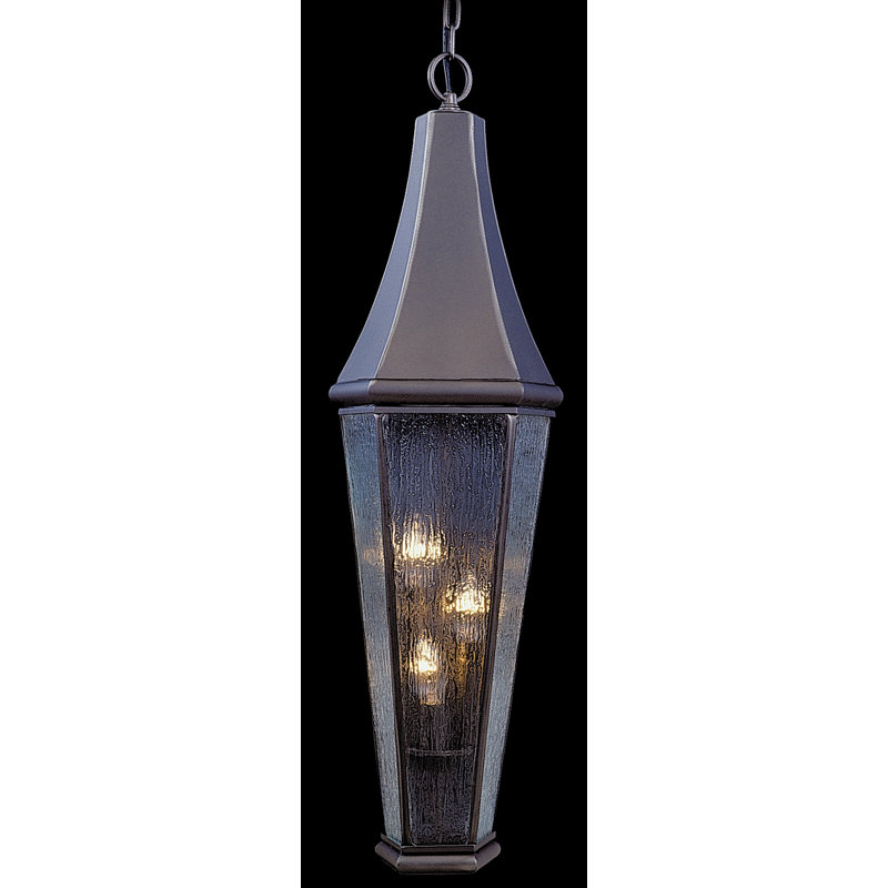 Lanterne murale d’extérieur à 3 ampoules Middletown, 34 po x 10 po x 12 po, Fer
