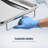 Mobile Mayo Stand Stainless Steel with 2 Pcs Trays on Wheels Adjustable Height for Hospital Dental Salon Tattoo