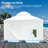 Gazebo Cover For Hardtop Gazebos, Outdoor Universal Winter Gazebo Cover With Sidewalls And Mesh Windows, All Season Waterproof Enclosed Gazebo Cover-110874484