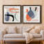 Floating On Silk III - Ensemble de 2 peintures encadrées-845462948-845462952
