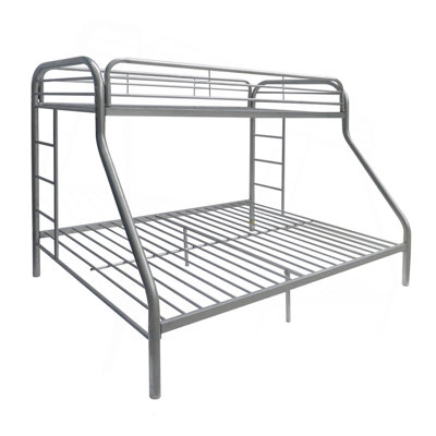 Lit superposé simple / double Tritan Silver Finish