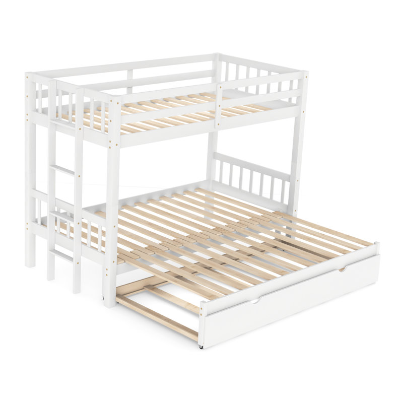Harriet Bee Twin Over Pull-Out Bunk Bed With Trundle - Wayfair Canada