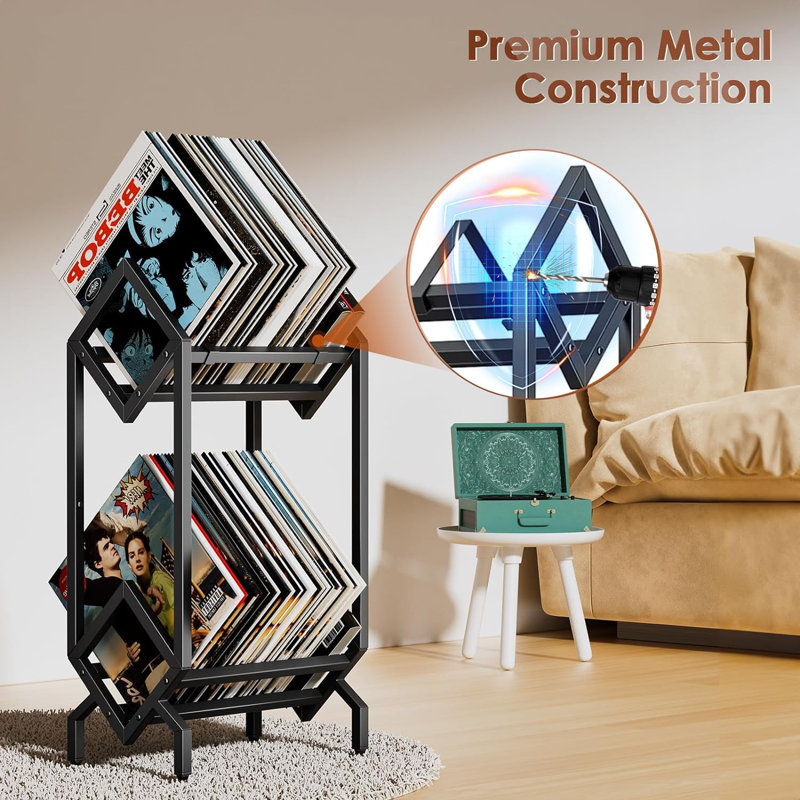 McMenamins Metal Free Standing Magazine Rack
