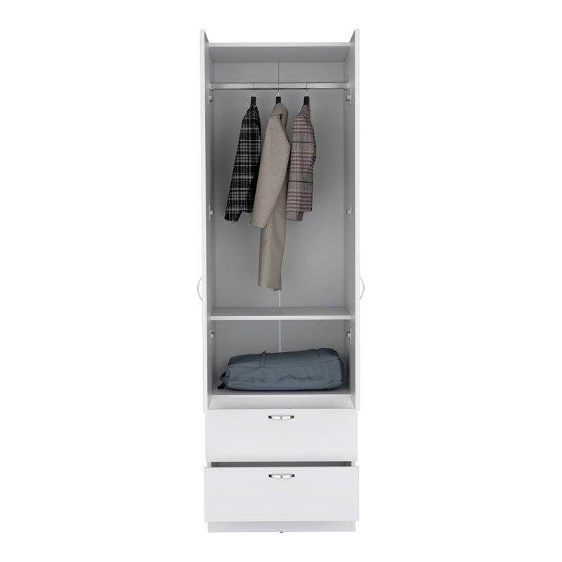 Armoire Marlton, chambre à coucher, Blanc