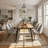 Shivani 7-Piece 63'' Rectangular Dining Set with Upholstered Chairs-105494031-105494030