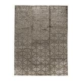 Windsom Hand-Knotted High-Quality Gray Area Rug