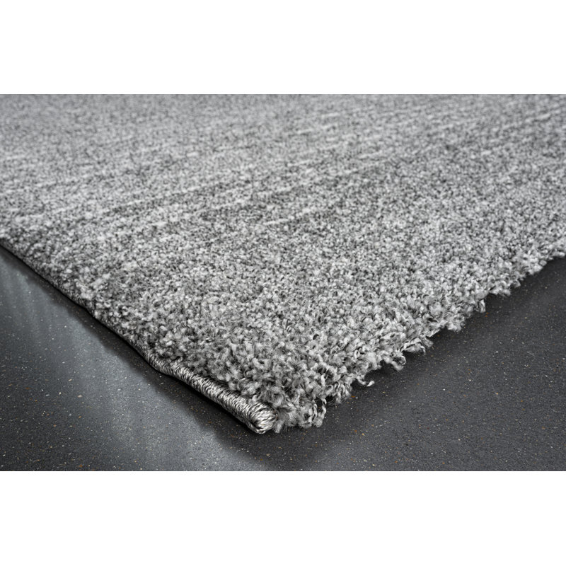 Tapis en polypropylène gris, ivoire et blanc Granada Liora, Rectangle de 5 pi x 8 pi