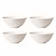 LX Collective White All-Purpose Bowls, Set of 4