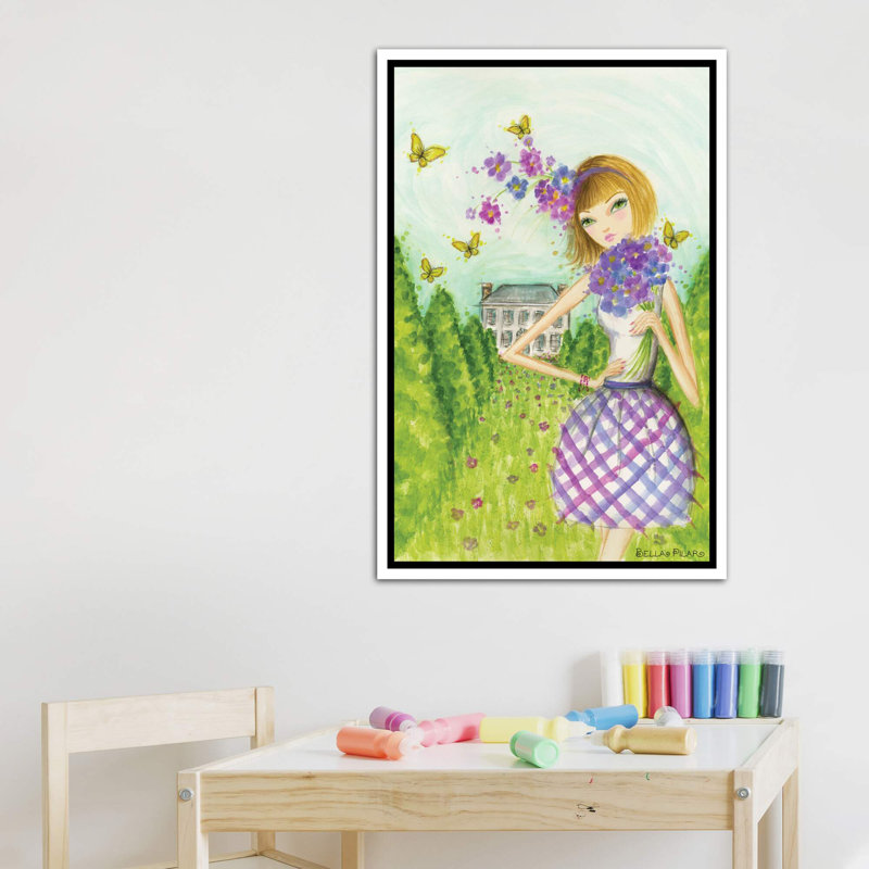 Printemps à Summerside # 2, art, Toile blanche encadrée, H 48 po x l 32 po x P 1,5 po