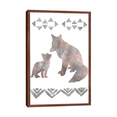 Little Lady Den Foxes by Carol Robinson - Print on Canvas