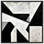 «Cubos Abstracts Canvas», art abstrait noir et blanc par Notoriart-104452506-112213638
