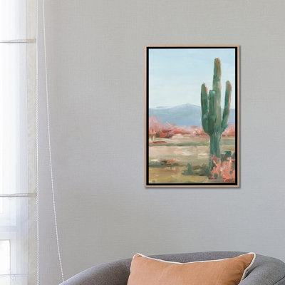 «Saguaro Cactus Study II», reproduction d'art sur toile encadrée