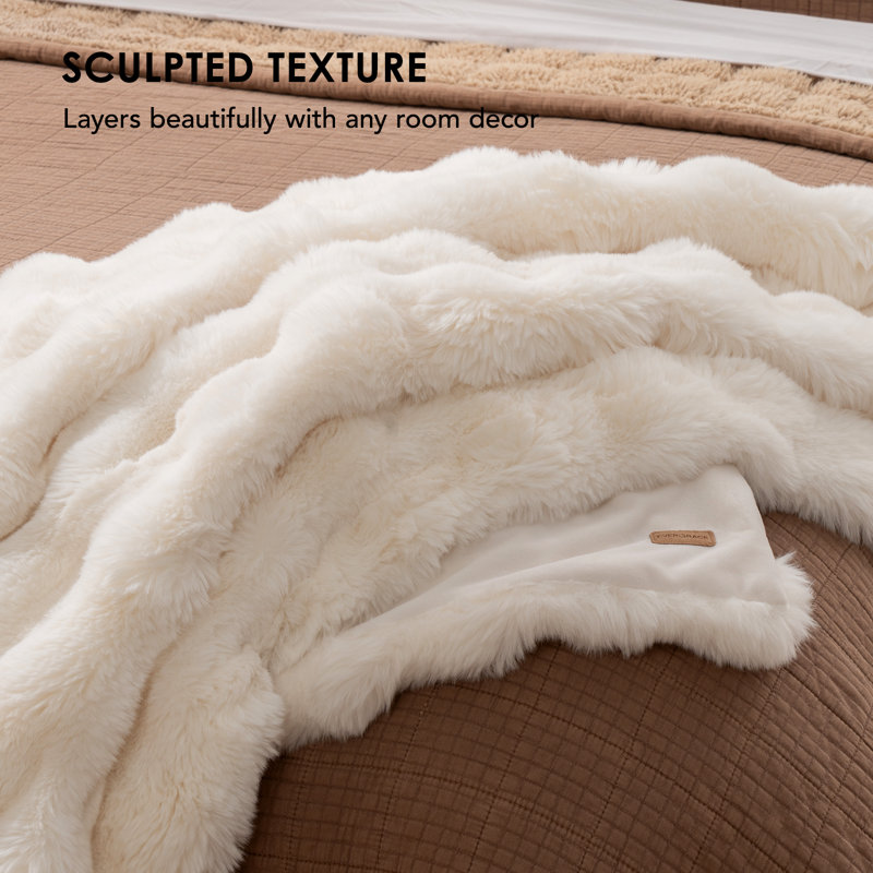 Ivory White, 80" L x 60" W