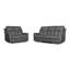 Bergamo Genuine Leather Reclining Sofa-1163350636-1163350643