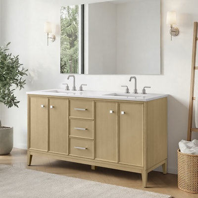 Ensemble de meuble-lavabo double 60 po