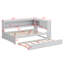 Lit de jour avec tablettes de rangement, USB, DEL et lit gigogne-1347383622