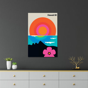 Hawaii 80 by Bo Lundberg - Unframed Graphic Art