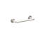 Emtek Modern Tubular Brass Towel Bar w/ Small Disc Rosette, Center-to-Center-584331587-584331611