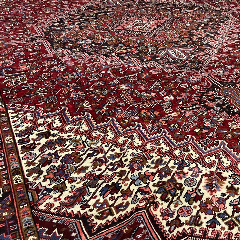 HERAT ORIENTAL Handmade Heriz Wool Rug