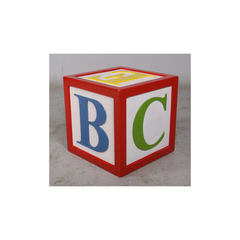 Bloc de lettres Jahlea surdimensionné, H 18 po x l 18 po x P 18 po